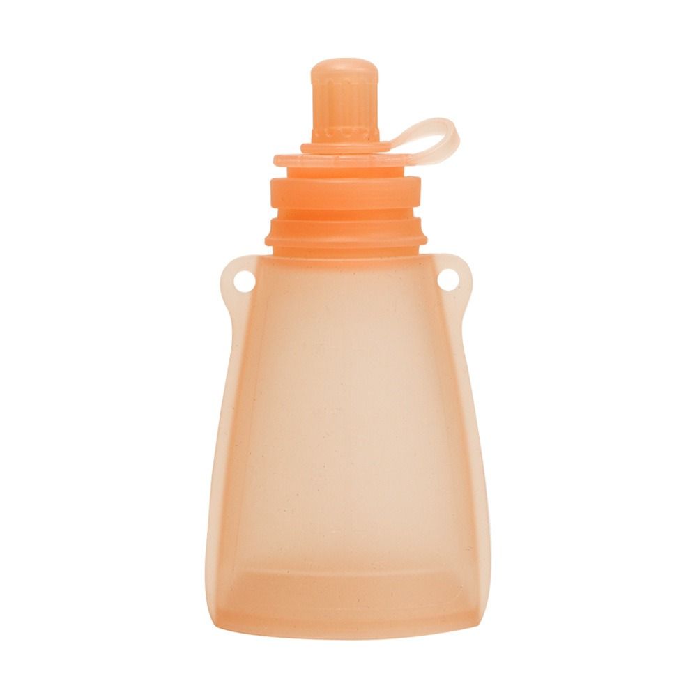 Baby Food Reusable Pouches - BPA-vrije siliconen babyvoedingszak, navulbaar, lekvrij, knijpzak