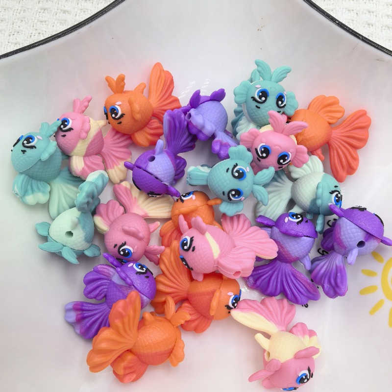 Baby Food Home - 20 Stuks 3D Siliconen Kralen Food
