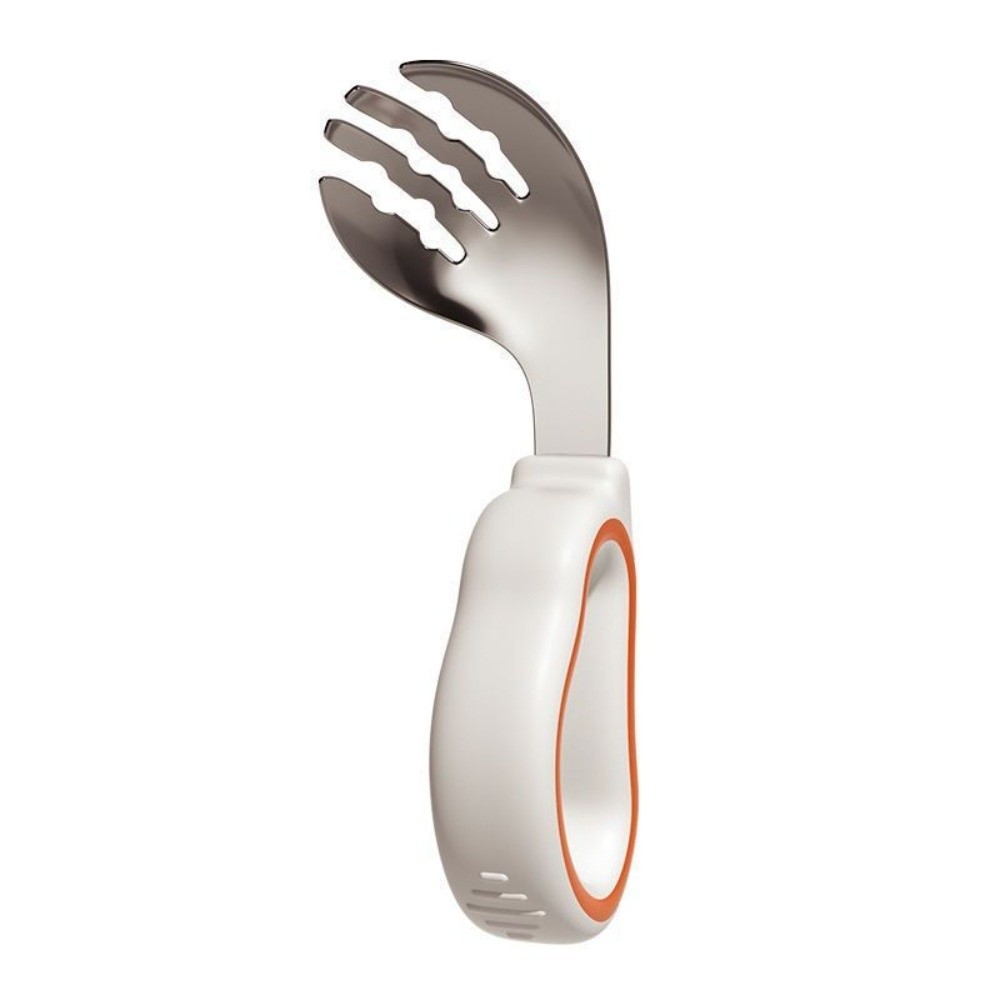 Self Feed Spoon - Siliconen babyvork- en lepelset Zelfvoedend met