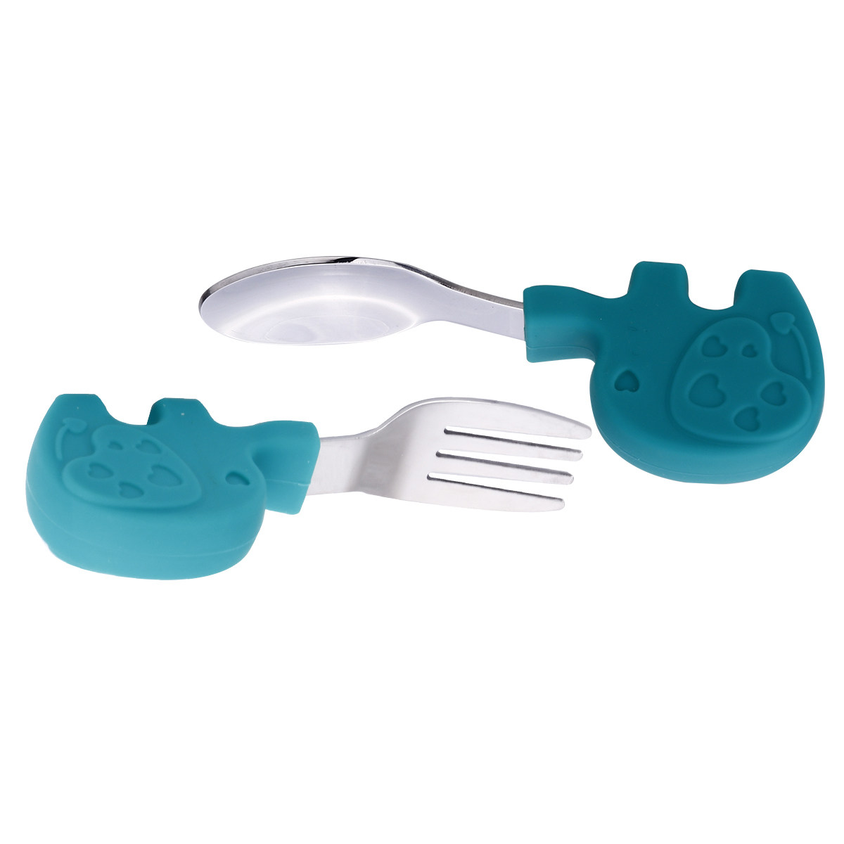 Baby Food Utensils Set - 1Set Baby Eetgerei Set van Siliconen