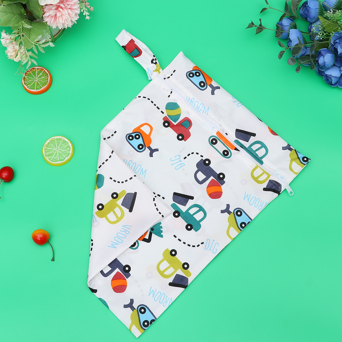 Baby Food Reusable Pouches - Bedrukt luiertasje Waterdicht Herbruikbaar babyluiertas Lichtgewicht