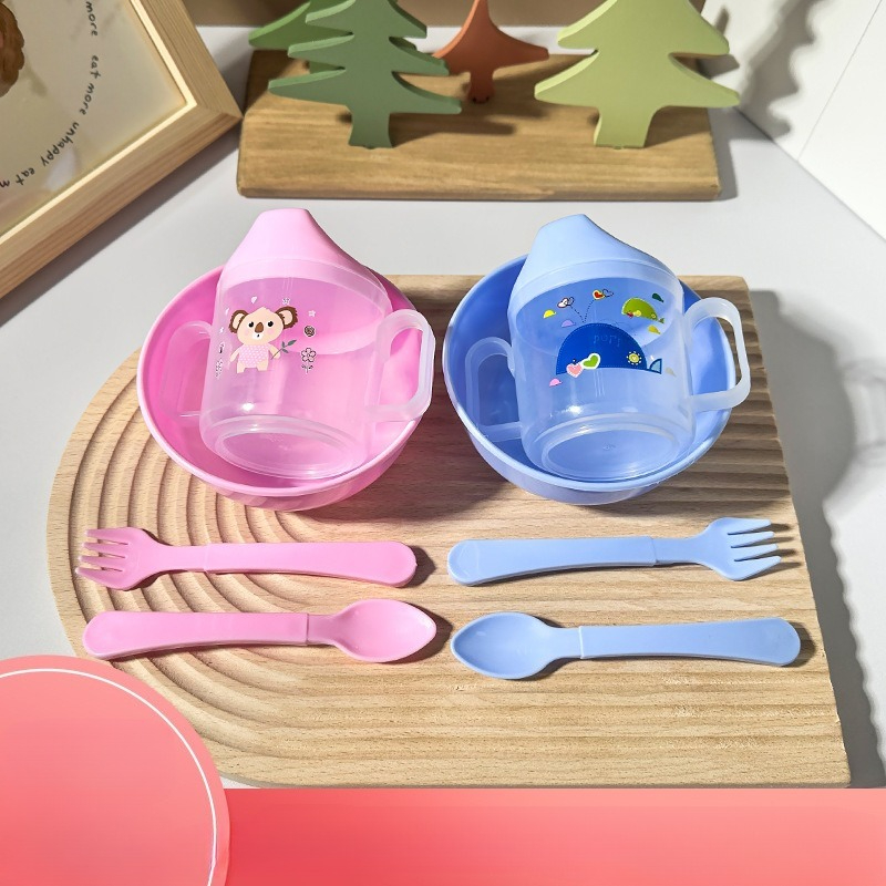 Baby Food Utensils Set - 4-delige set babyvoeding en voedingsgerei voor
