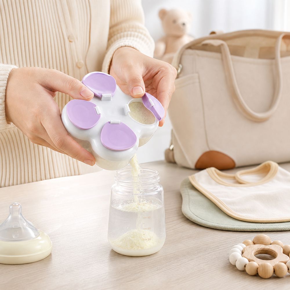 Baby Food Bag - Gescheiden Formule Dispenser 720ml 4 compartimenten