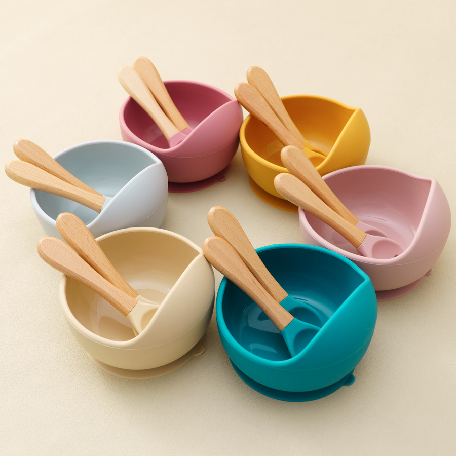 Baby Food Menu - Mamaplan 3PCS Baby Siliconen Voeden Set