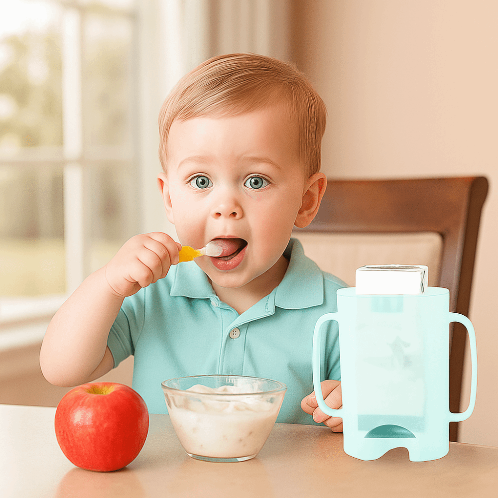 Baby Food Reusable Pouches - Plastic knijpzakhouder Comfortabele knijpbestendige voedselzakhouder met