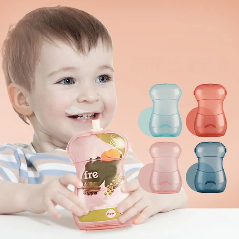 Baby Food Reusable Pouches - Herbruikbare babyvoedingzakjes PP hervulbaar knijpzakje Fruitpuree