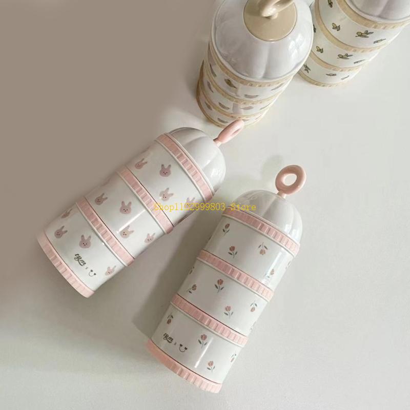 Dry Food Baby - Opbergdoos voor babymelkpoeder Draagbare formule-dispenserkoffer Droog