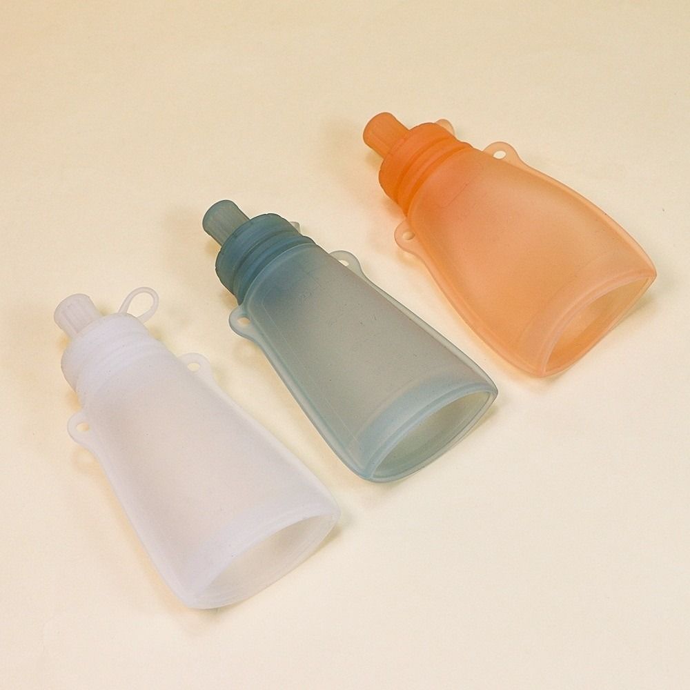 Baby Food Reusable Pouches - BPA Gratis Siliconen Babyvoeding Pouch Hervulbare