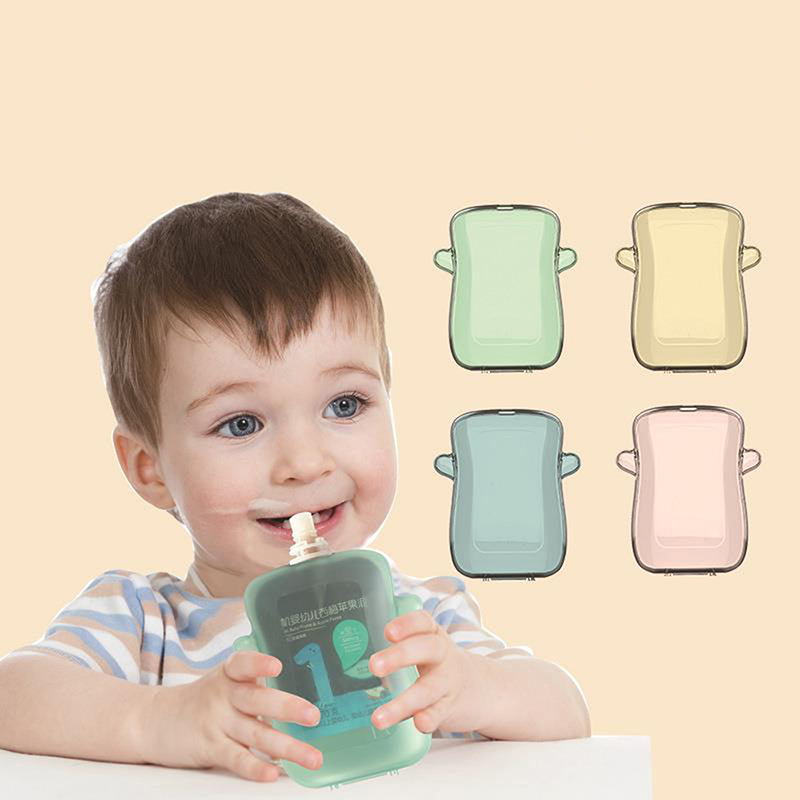 Baby Food Reusable Pouches - Zelfvoedende houder voor babyvoeding - Geen