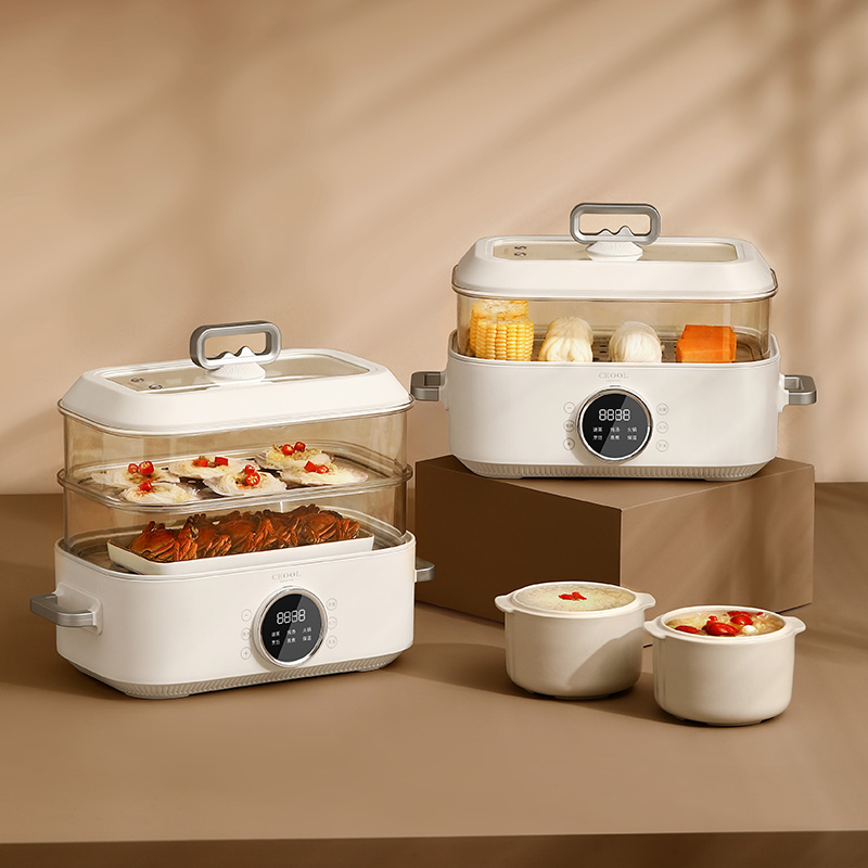 Baby Food Home - 10L 3-in-1 elektrische voedselstomer - multifunctionele