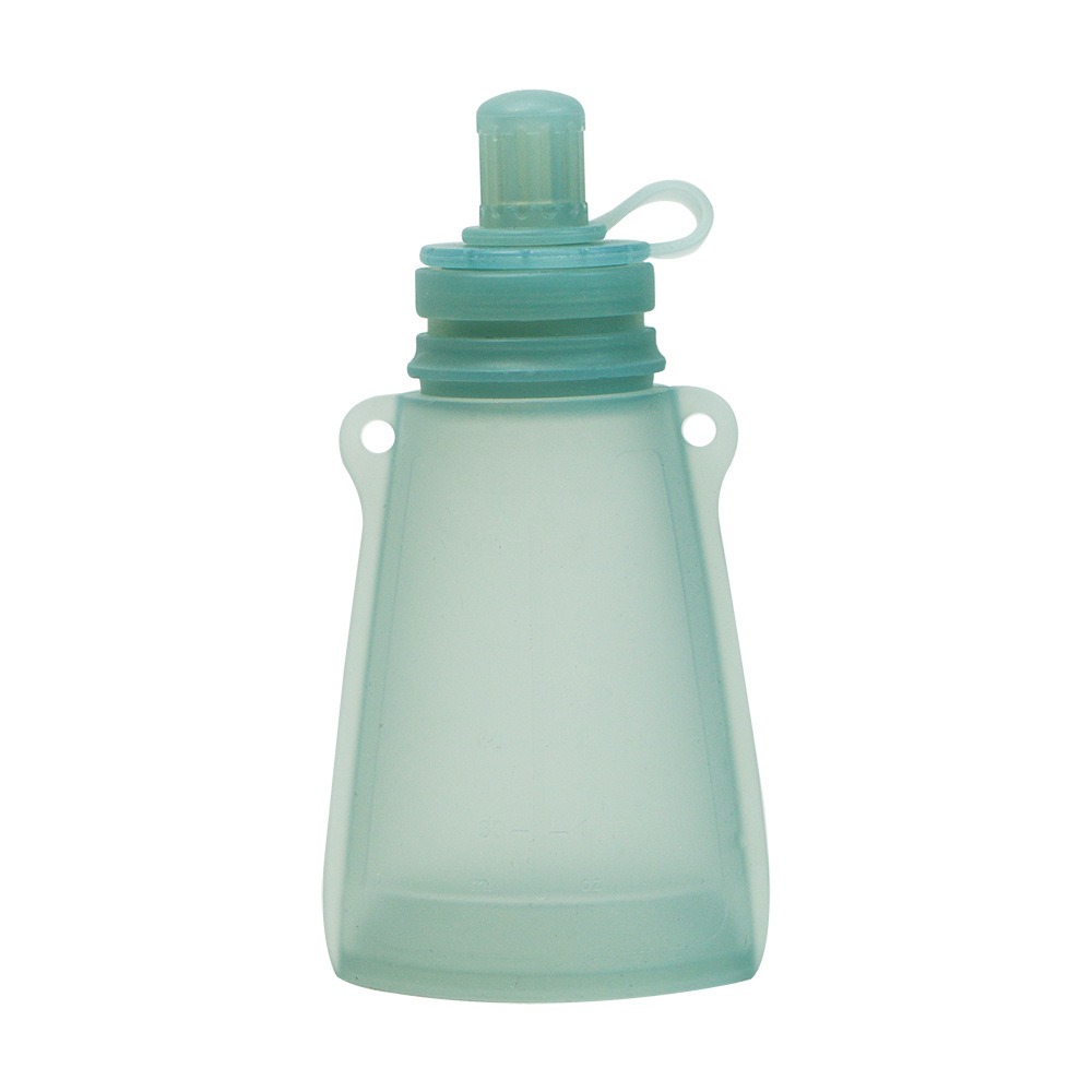 Baby Food Reusable Pouches - BPA-vrije siliconen babyvoedingszak, navulbaar, herbruikbaar, lekvrij,