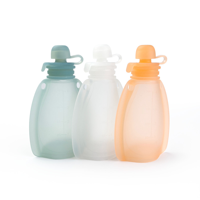 Baby Food Reusable Pouches - Babyvoedingzakjes Herbruikbare knijpopslagcontainers Zakken Drinkpuree Moedermelkfles