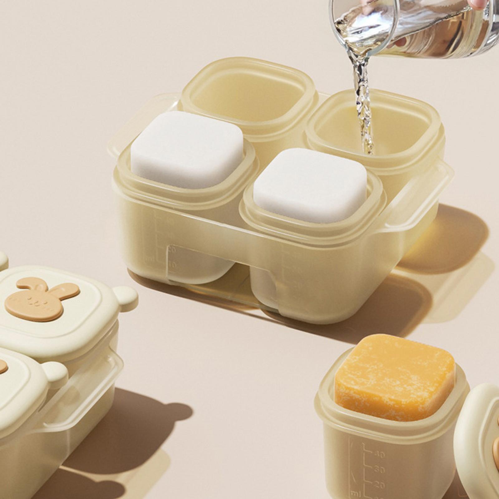 Kubusvormige diepvriesbak voor - Baby Food Home recensie en prijs