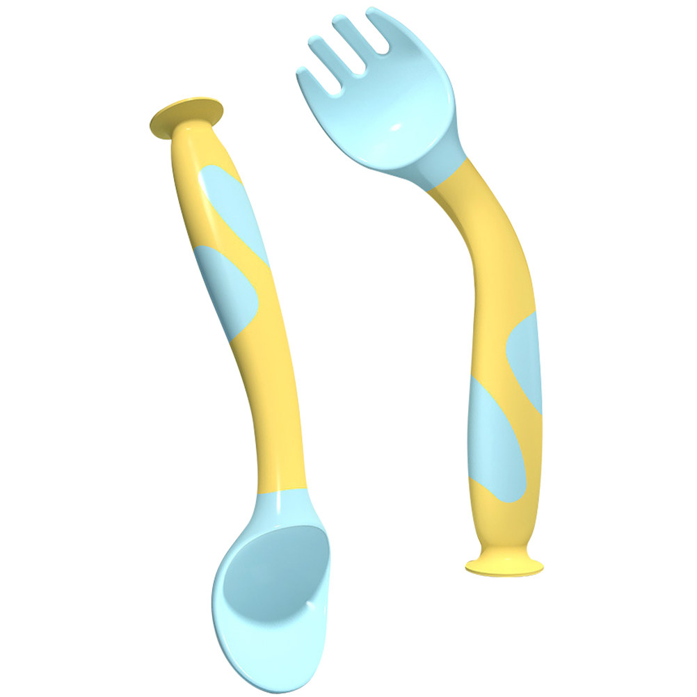 1Set Baby Vork Lepel Hulpvoeds - Baby Food Utensils Set recensie en prijs