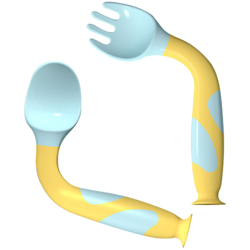 1Set Baby Vork Lepel Hulpvoeds - Baby Food Utensils Set recensie en prijs