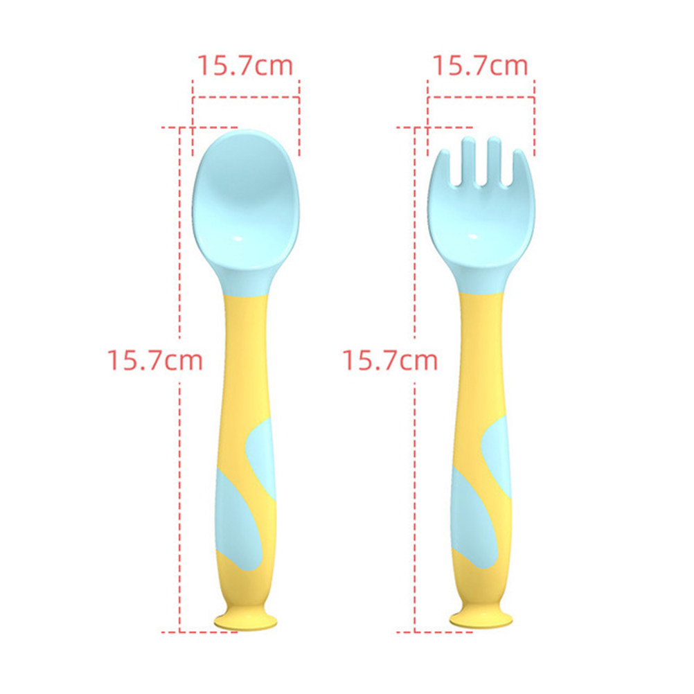 1Set Baby Vork Lepel Hulpvoeds - Baby Food Utensils Set recensie en prijs