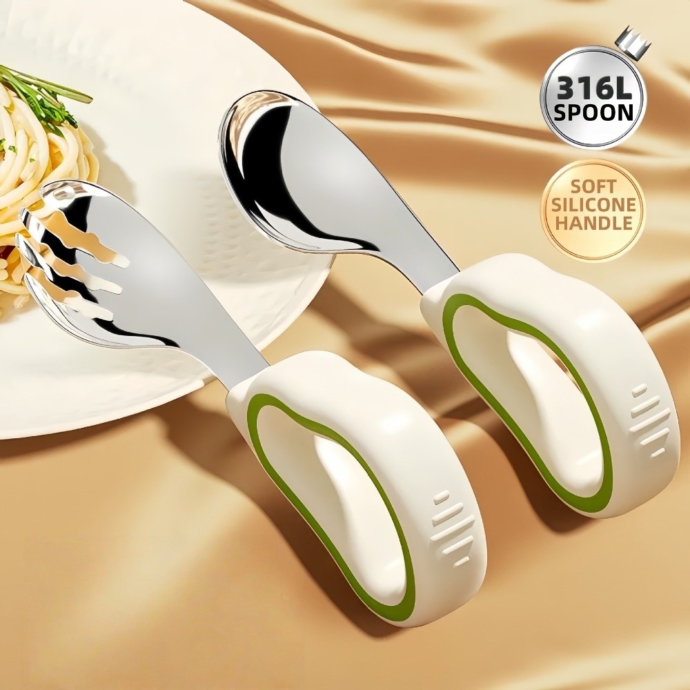 Siliconen babyvork- en lepelse - Self Feed Spoon recensie en prijs