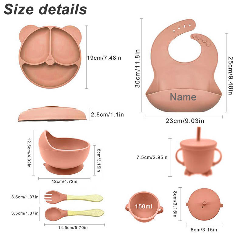 Gepersonaliseerde Naam Servies - Baby Food Menu recensie en prijs
