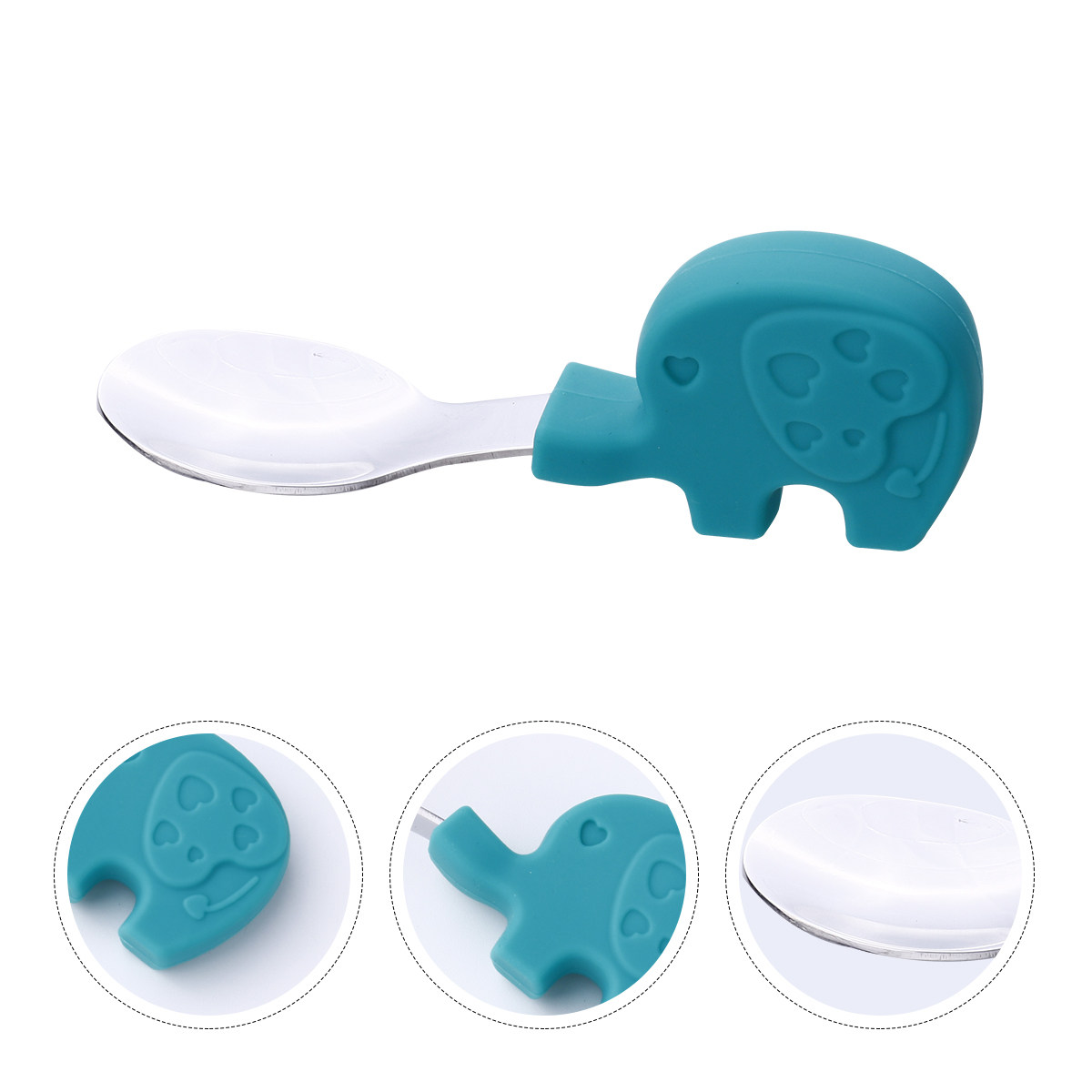 1Set Baby Eetgerei Set van Sil - Baby Food Utensils Set recensie en prijs