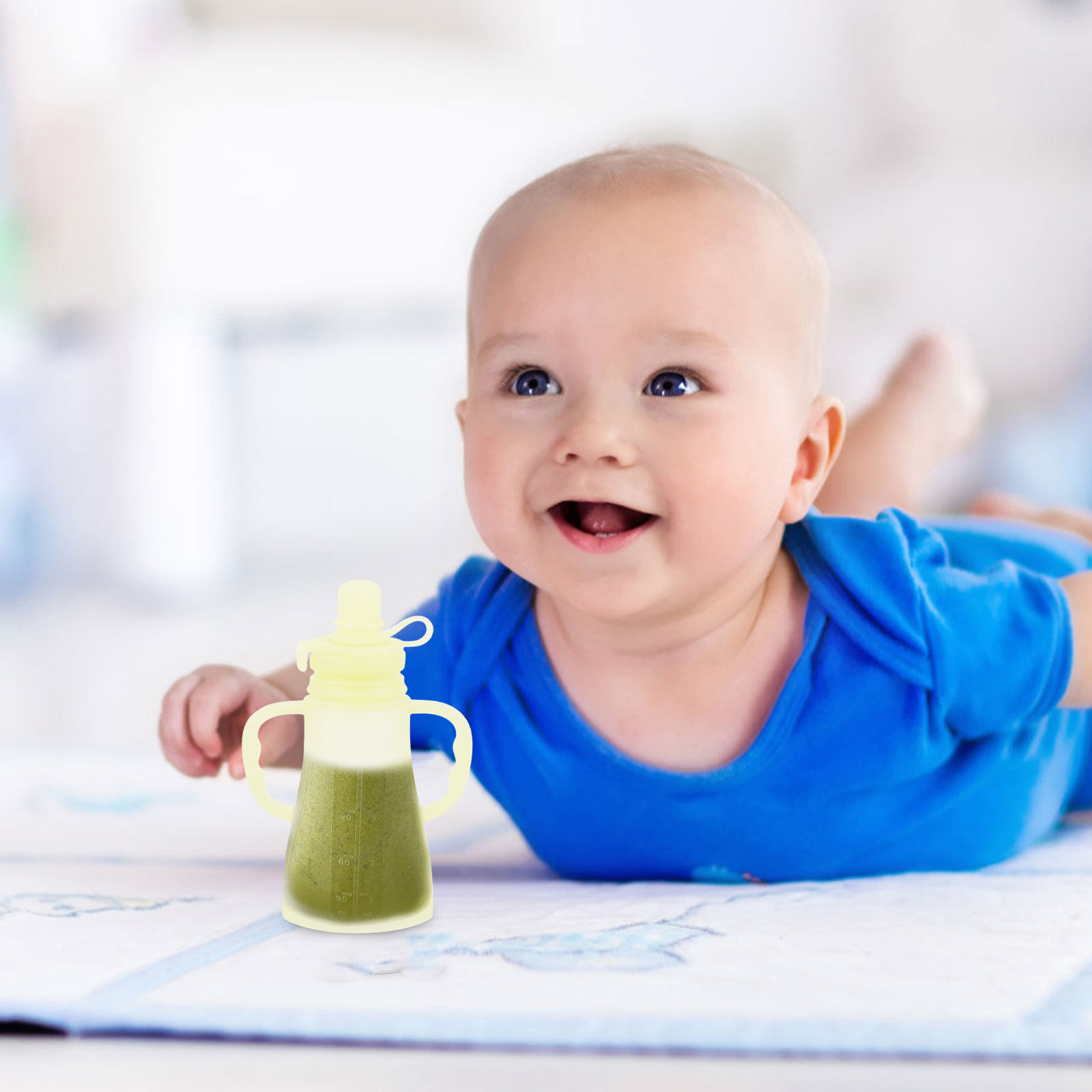 Siliconen babyvoedingzakjes, h - Baby Food Reusable Pouches recensie en prijs