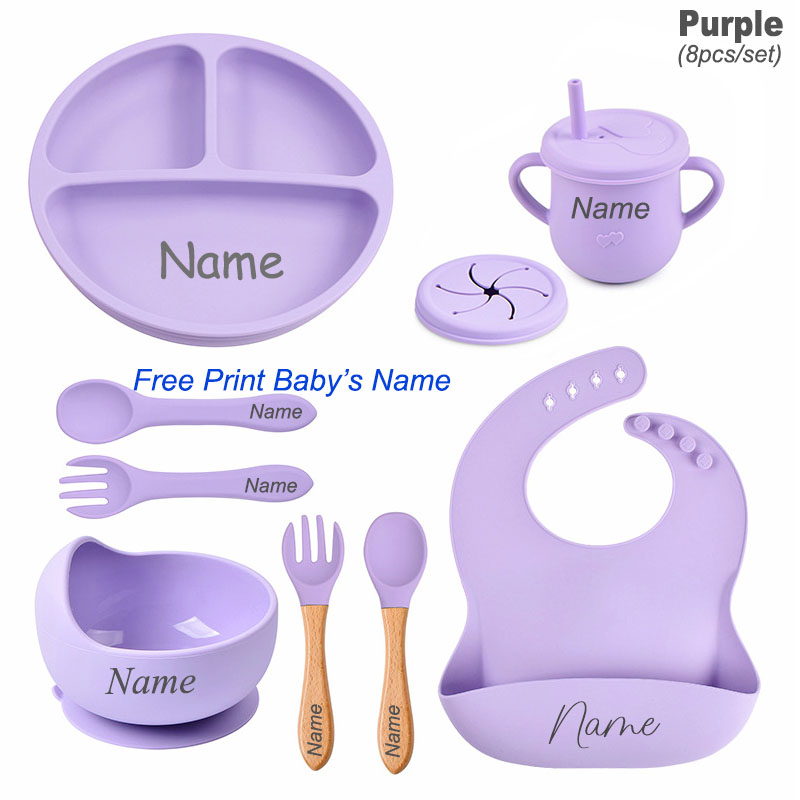 8-delige siliconen serviesset  - Baby Food Menu recensie en prijs