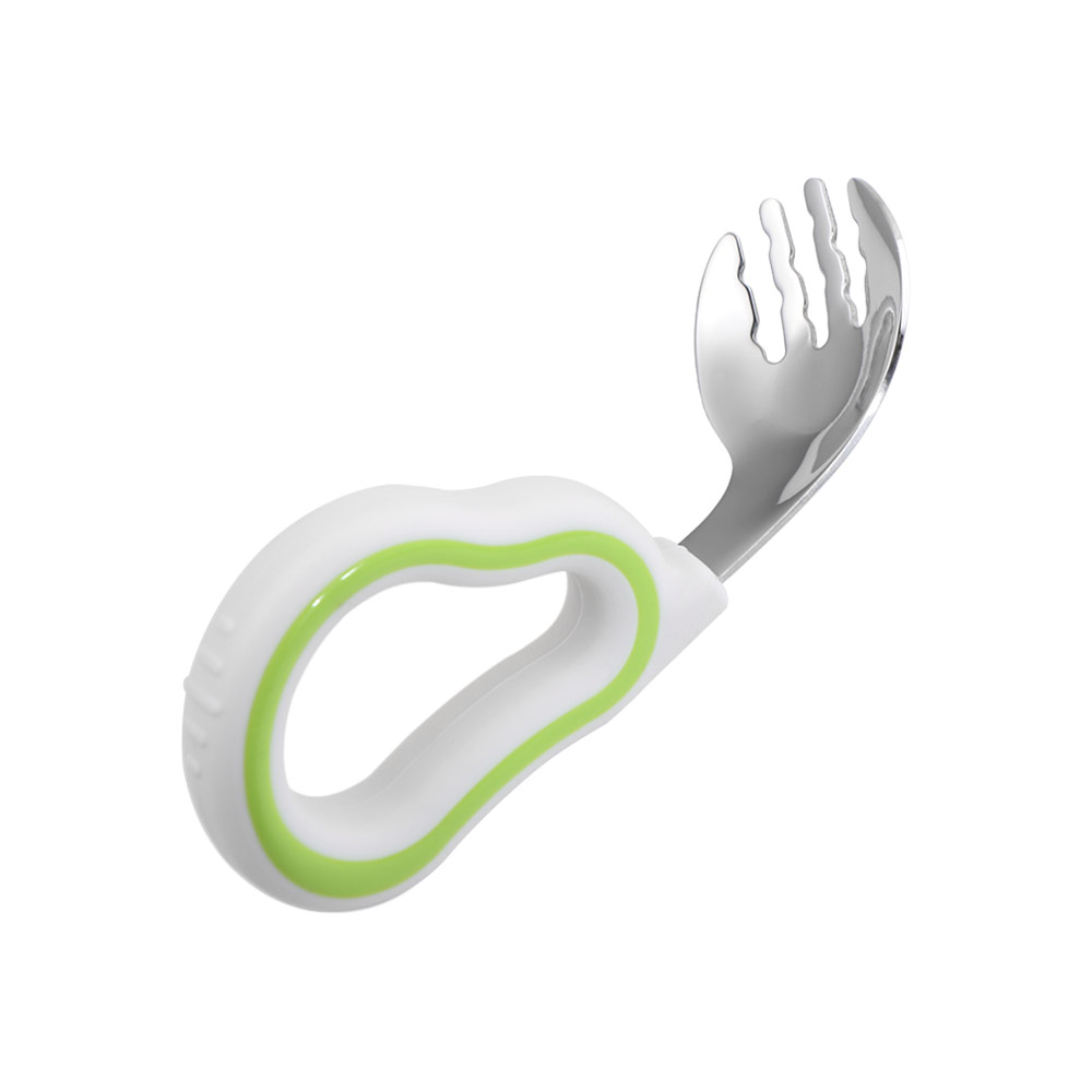 Siliconen babyvork- en lepelse - Self Feed Spoon recensie en prijs