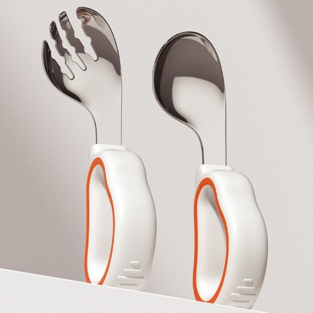 Siliconen babyvork- en lepelse - Self Feed Spoon recensie en prijs