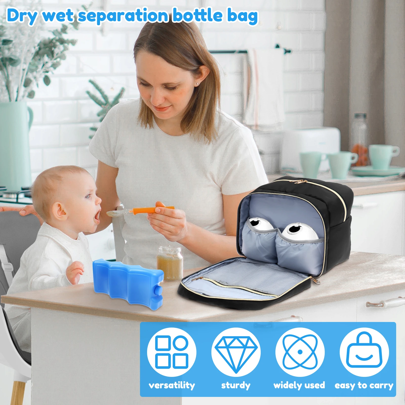Opbergtas voor borstkolven met - Baby Food Bag recensie en prijs