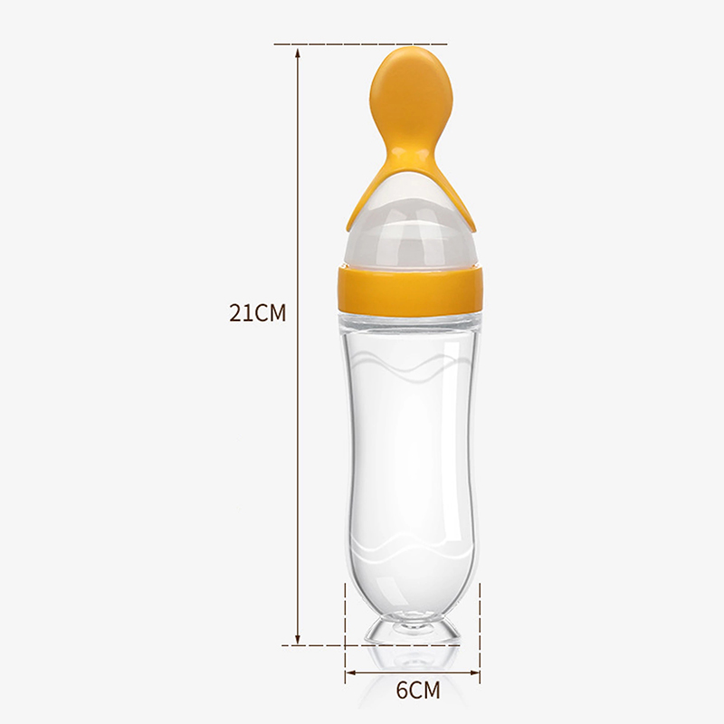 Knijpen Zuigfles Siliconen Pas - Self Feed Spoon recensie en prijs