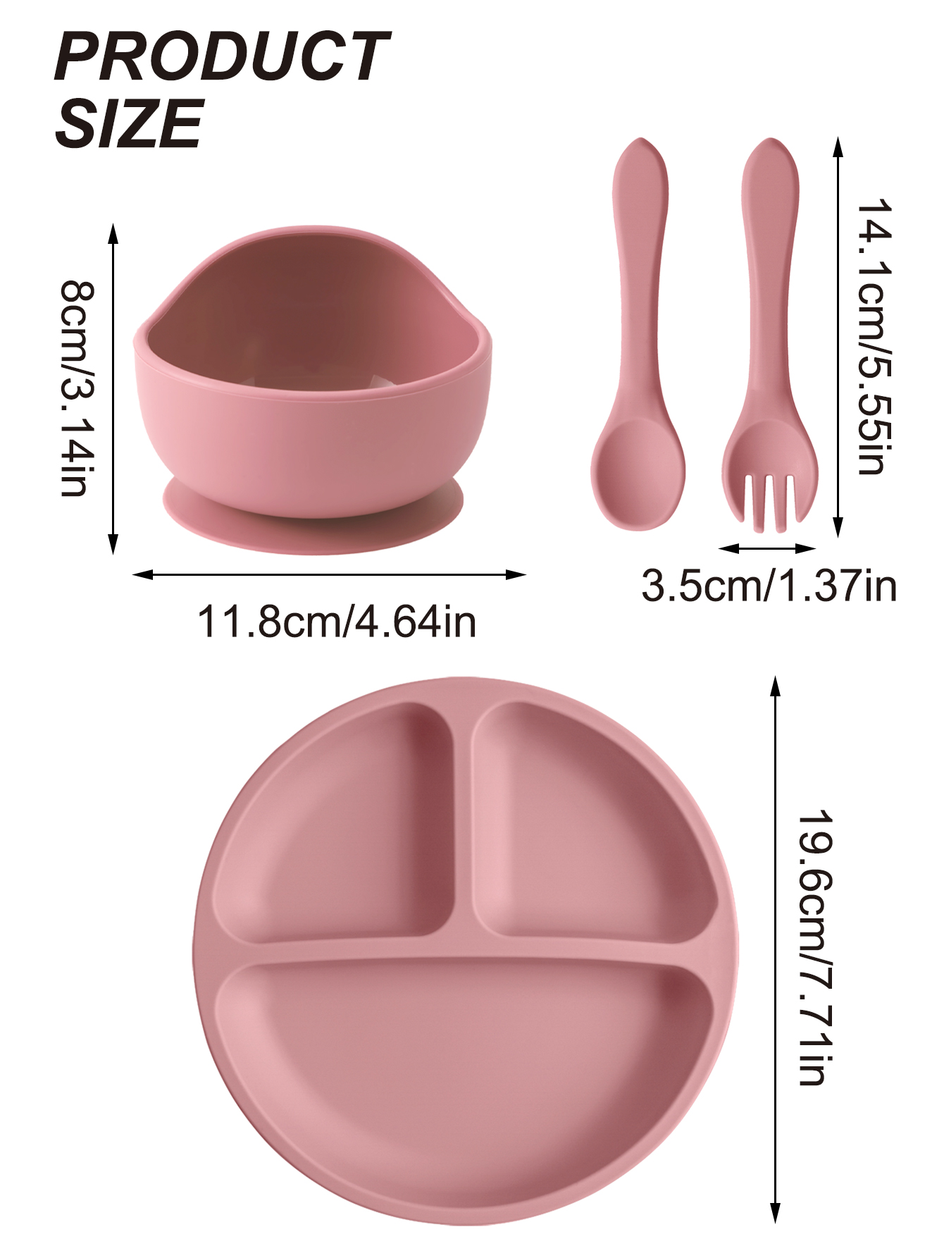 4 Stuks Baby Siliconen Voeden  - Baby Food Menu recensie en prijs