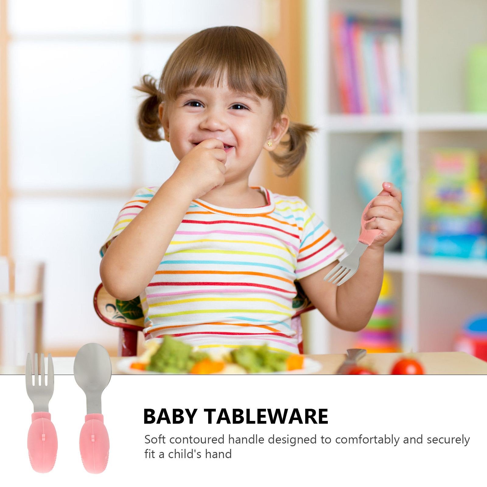 2-delige baby-eetgerei-set van - Baby Food Utensils Set recensie en prijs