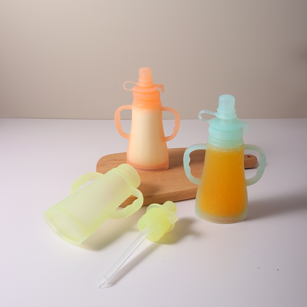 Nieuwe herbruikbare siliconen  - Baby Food Reusable Pouches recensie en prijs