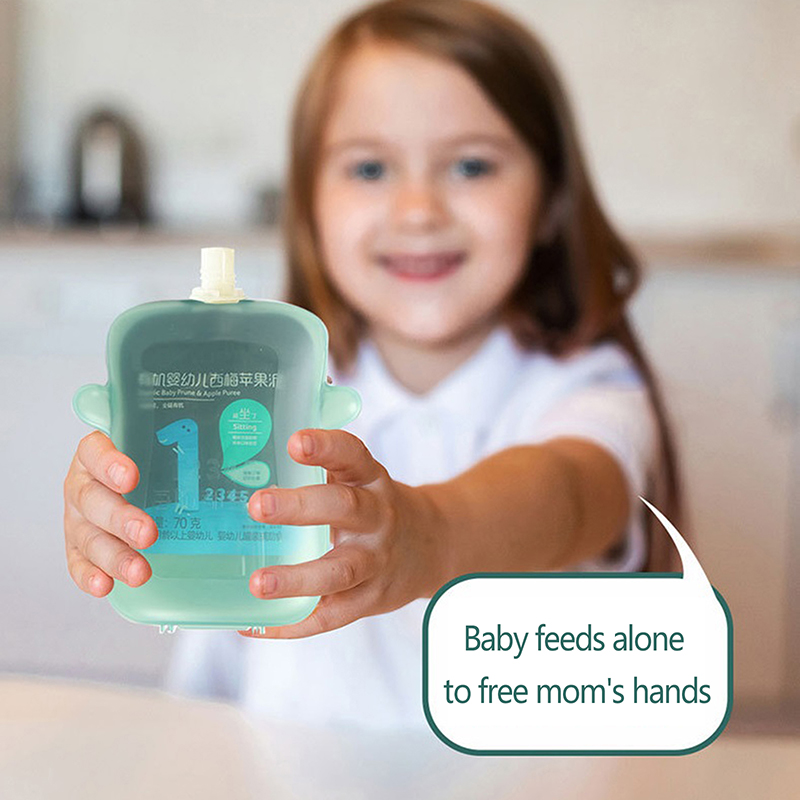 Zelfvoedende houder voor babyv - Baby Food Reusable Pouches recensie en prijs