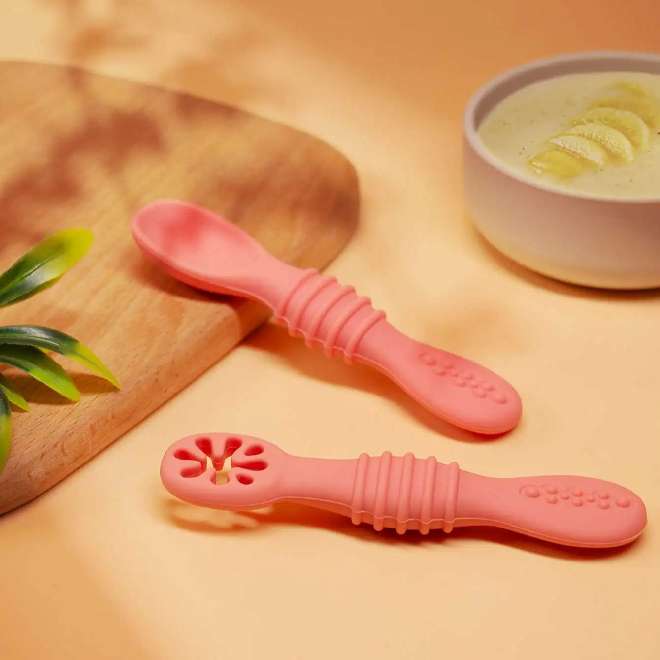 2 Stuks Baby Siliconen Kleveri - Self Feed Spoon recensie en prijs